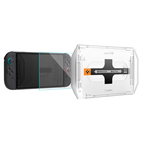 Spigen Nintendo Switch 2 Screen Protector GLAS.tR EZ Fit